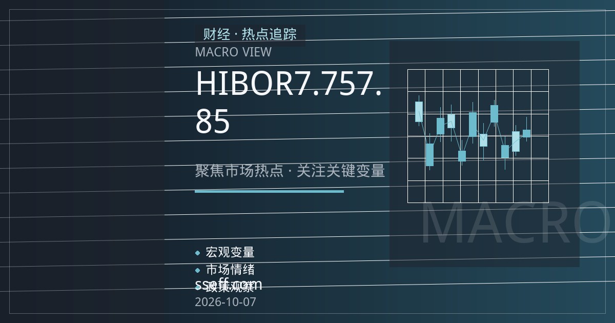 港元汇率与HIBOR技术联动：7.75至7.85区间交易逻辑拆解